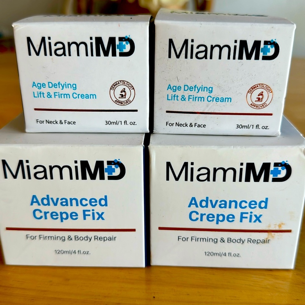 Miami Md body crepe repair crèam -advanced and face lift and defy cream